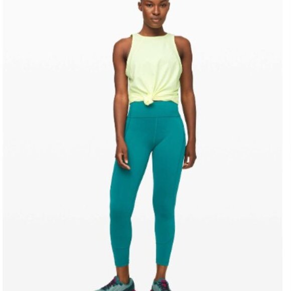 Lululemon In Movement High-Rise Tight 25" *Everlux in Laguna - Size 6 - Picture 2 of 10